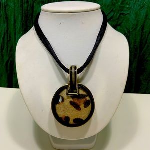 Chico’s Leopard Print Necklace